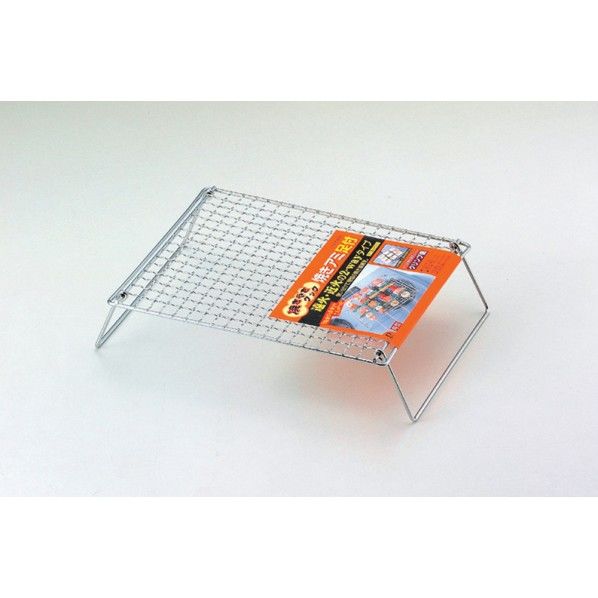 焼きやきクック 角型焼き網 足付