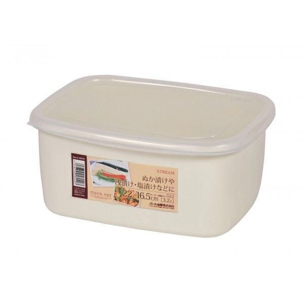 ストリーム ホーロー 角型ストックポット
