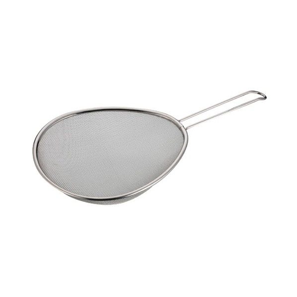 アクアスプラッシュ ステンレス製手付すくいザル 190×363×60mm H-9126 1個