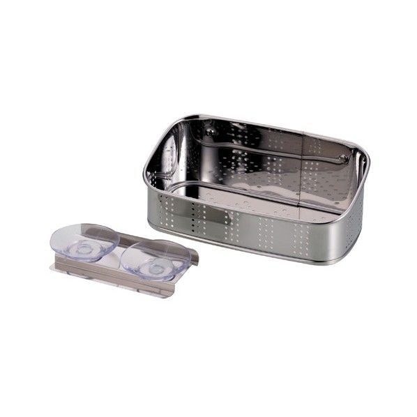 アクアスプラッシュ 抗菌ステンレススポンジラック 18cm