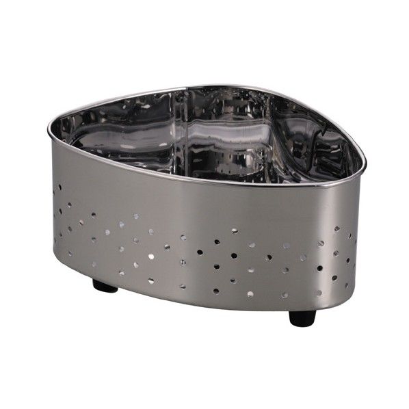 パール金属 アクアスプラッシュ ステンレス製三角コーナー 195×145×110mm H-9179 1個...