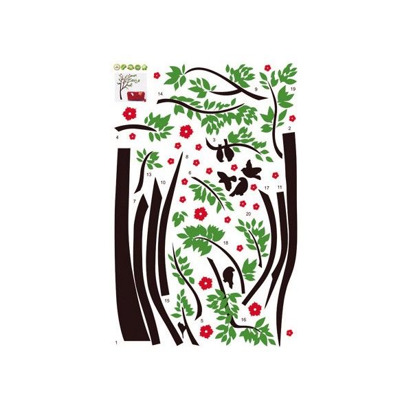 ウォールステッカー With Sofa AY-9059 N-8149 1個