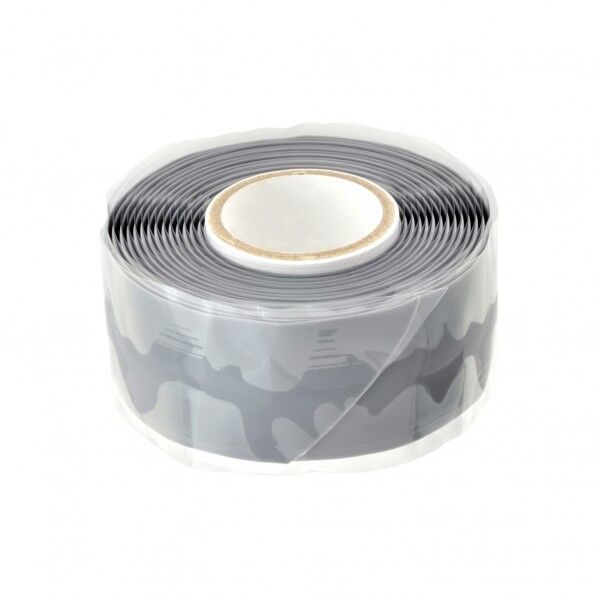 これカモ シリコーン自己融着テープ 水漏れ用 (パイプ ホース 取付簡単 2m) グレー 2M×25mm GA-KD004 1ヶ