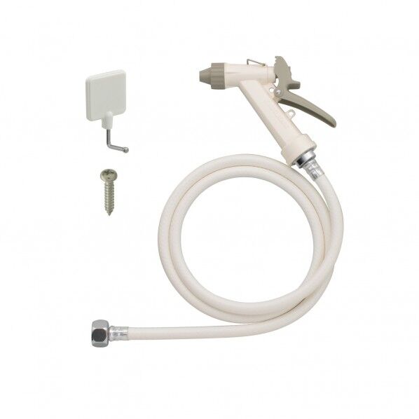 ガオナ レバーノズルセット 洗浄用 (トイレ 洗面 掃除 強力ジェット水流 ホース長さ1.3m)