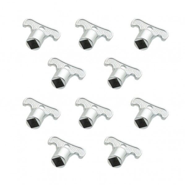 赤札見つけ 共用水道栓カギ (7ミリ角用 呼13・20兼用 正方形 交換用) GA-HG006 10個