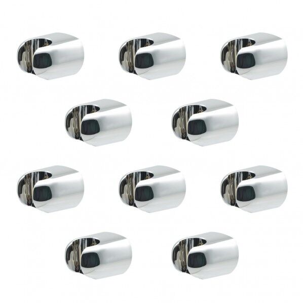 ガオナ シャワーフック (ビス止め式 交換用 取付簡単 クローム) GA-FP021 10個