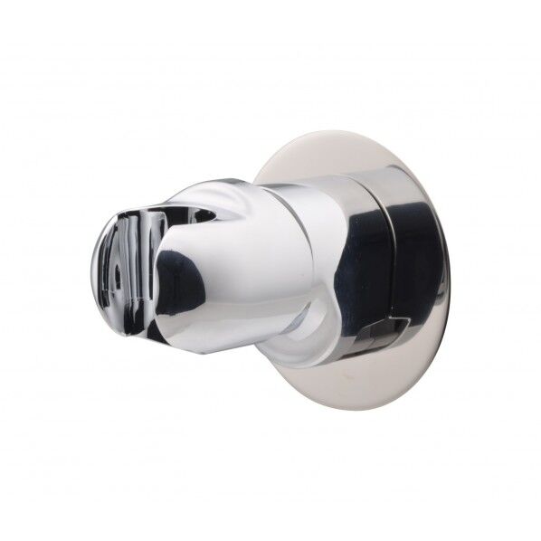 これカモ シャワーフック 角度調節 汚れ隠しプレート付き (ビス止め式 交換用 クローム)