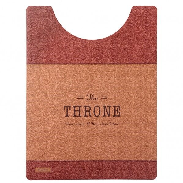 さらっと拭ける!トイレマット ロング レザースタイル 60×80×0.2cm ND-9835 1個