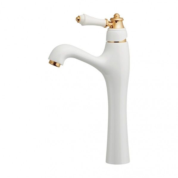 シングルレバー混合栓 白(ホワイト) トール 183-205K 1個