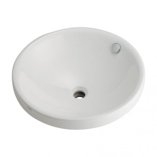 丸型洗面器 切込寸法φ415ミリ 4.5ℓ 493-000