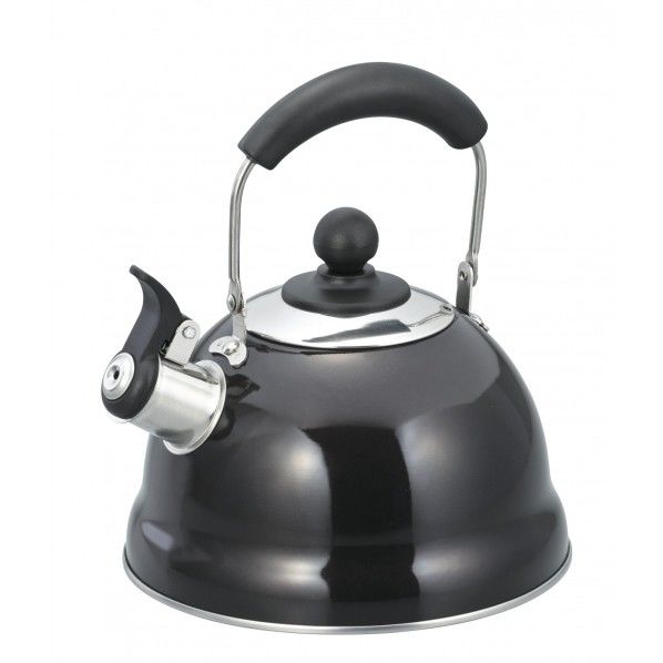 ステンレス カラー笛吹きケトル 2.3L プルーン 22.5×23cm深さ11.5cm ND-7404 1個