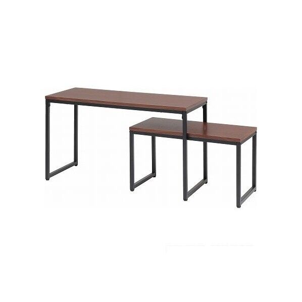 アンセム ネストテーブル anthem Nest Table ブラウン 大90×40×53cm 小65×35×38cm ANT-3194BR 1台