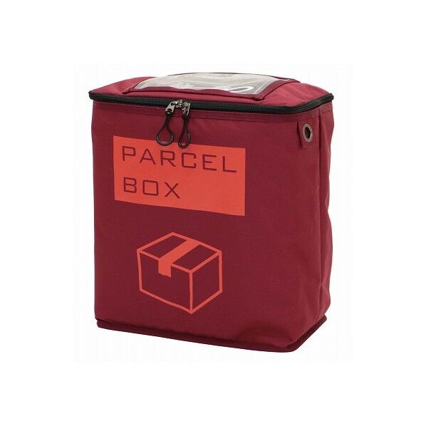 掛け型宅配ボックス レッド 350×200×400mm 73-060 1台