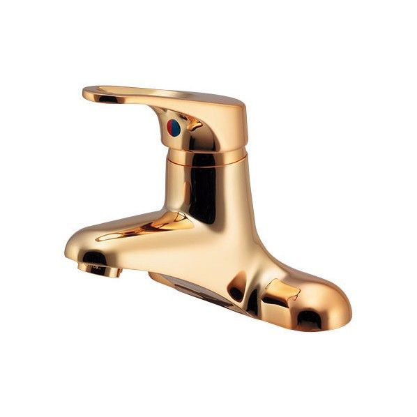 シングルレバー混合栓 ゴールド 185-203 1点
