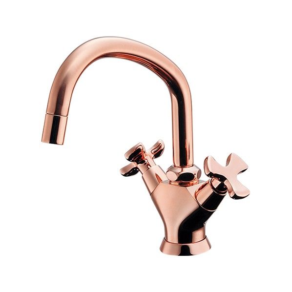 2ハンドル混合栓(ピンクゴールド)