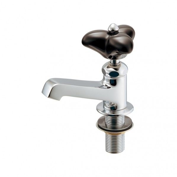 立水栓 ブラック 700-071-D 1個