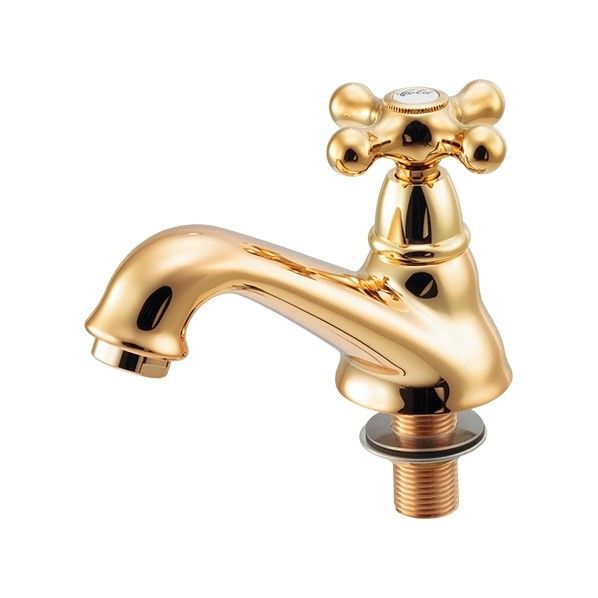 立水栓 ゴールド 呼径13 722-420-G 1個