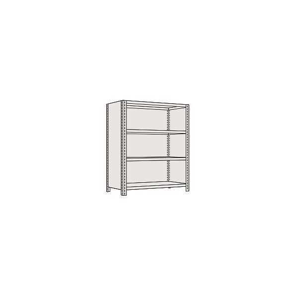 物品棚LE型 グレー W1200×D450×H1500mm LE9324 1台