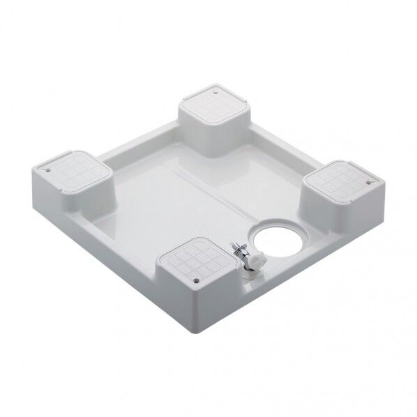 【アウトレット品】 洗濯機用防水パン(水栓つき) ホワイト 426-501-W 1個