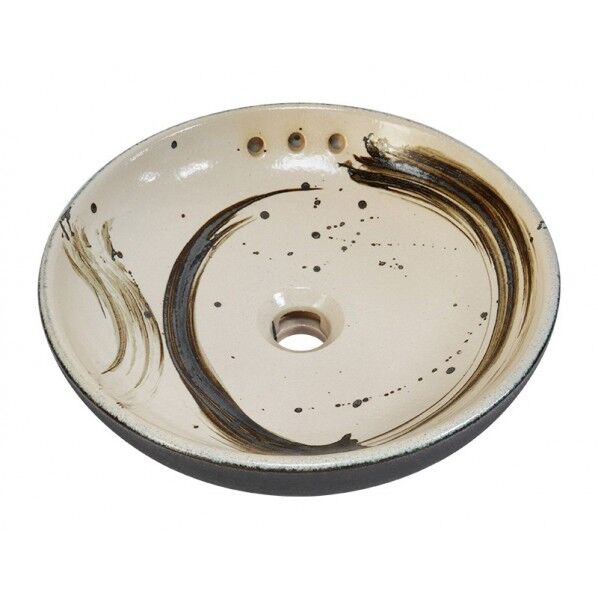 丸型手洗器(うずら) うずら 呼32 1.5L 493-078-CR 1個