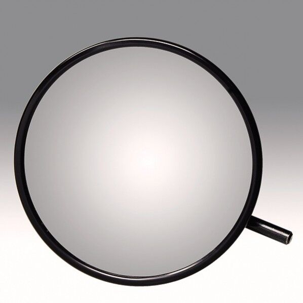 ロードビュミラー 丸棒タイプ 平面ミラー 丸型 黒 210φ FB-20K 1台