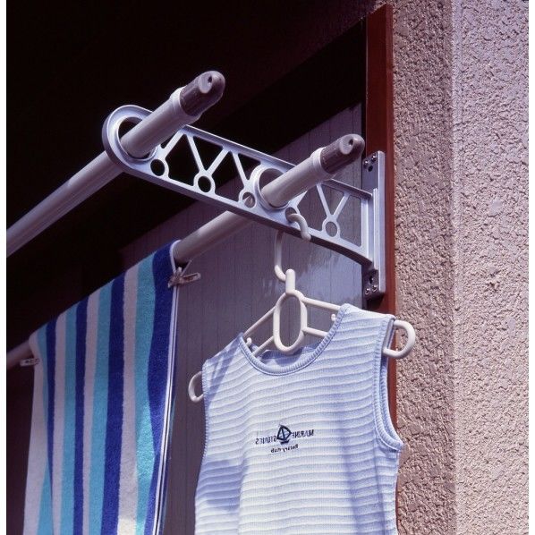 アルミ軒下用物干し