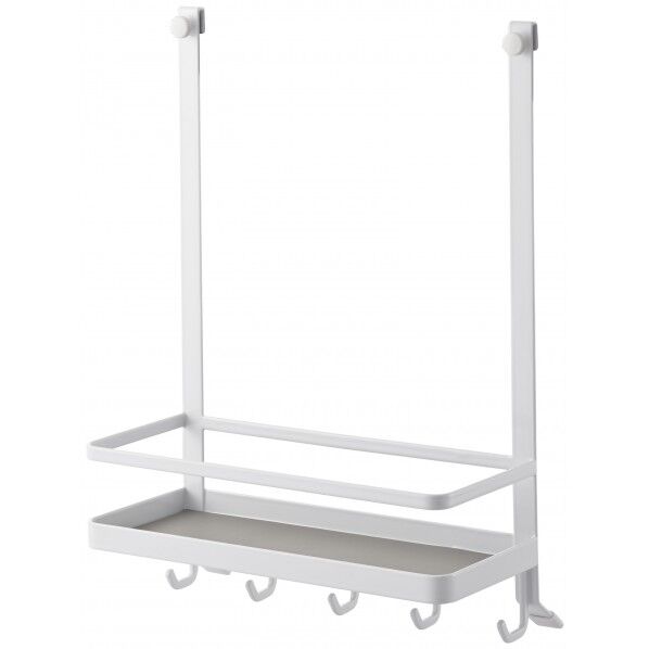 山崎実業 レンジフード調味料ラック タワー ホワイト KT-TW CL WH 1個...