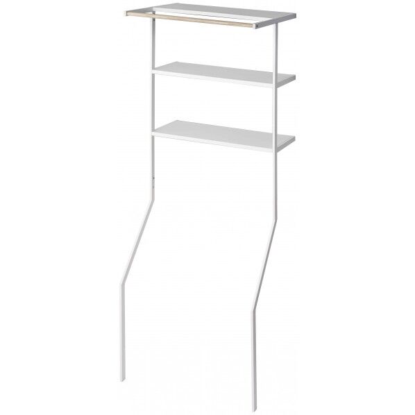 立て掛けランドリーシェルフ タワー 7400g ホワイト 02482