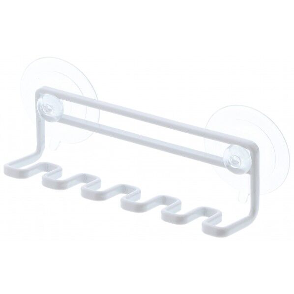 吸盤トゥースブラシホルダー タワー 5連 ホワイト 3285 1個