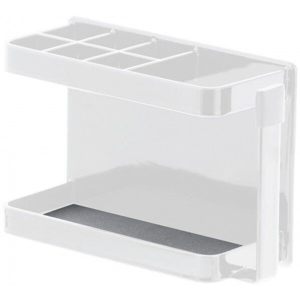 マグネットバスルームトゥースブラシスタンド タワー ホワイト 3807 1個