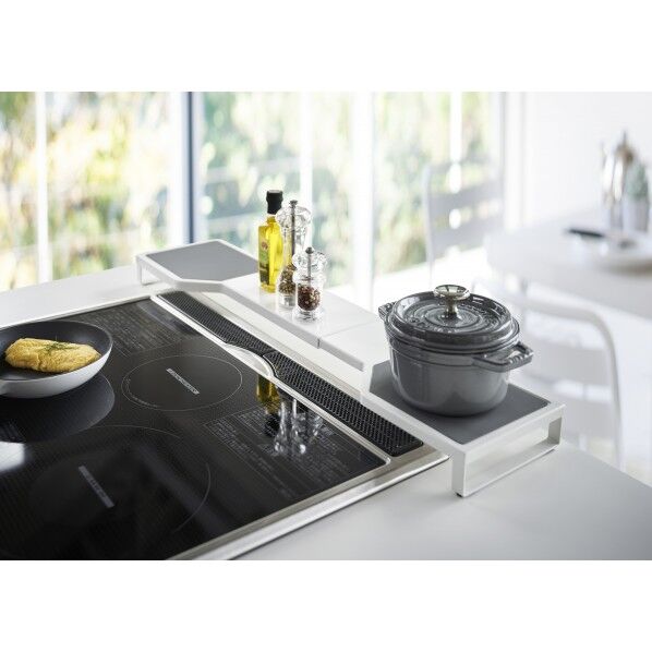 伸縮コンロ奥ラック プレート