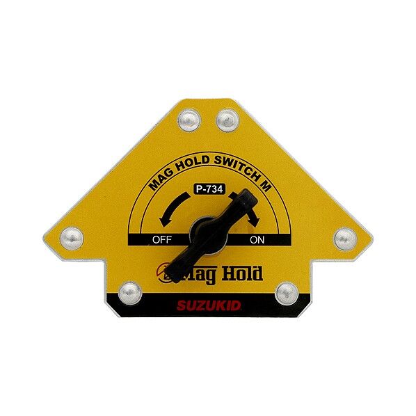 マグホールドスイッチM イエロー 120mm×81mm×36mm P-734 1ヶ