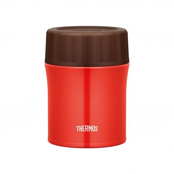 真空断熱スープジャー レッド 10×10×13.5cm JBX-500 R 1個