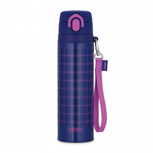 真空断熱ケータイマグ ネイビーピンク 75×240×75mm 0.55L JNT-551 1個