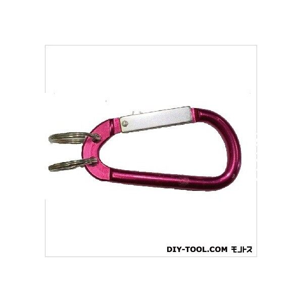 アルミカラビナリング付6