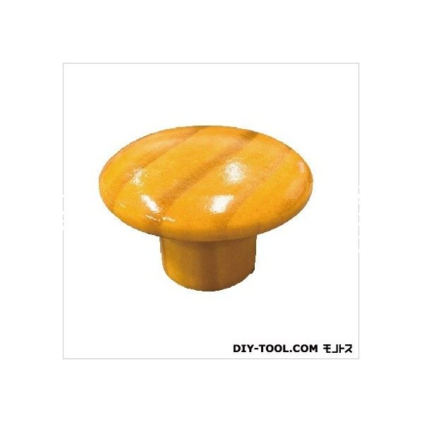 木製キノコツマミ中 木目 32mm 123568 1個