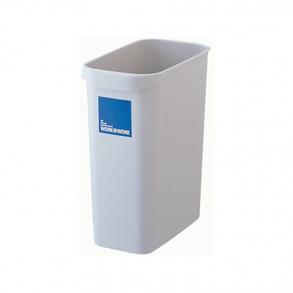 W&W くず入れ 角 グレー 172×304×350mm 12L DS-986-824-5 1台