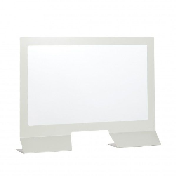 カウンタースタンドパネル アクリル オフホワイト 900×170×682mm OT-314-001-7 1台