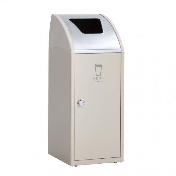 TrimSLF ステン 一般ゴミ用 クリーム 360×435×930mm 47L DS-168-610-6 1台