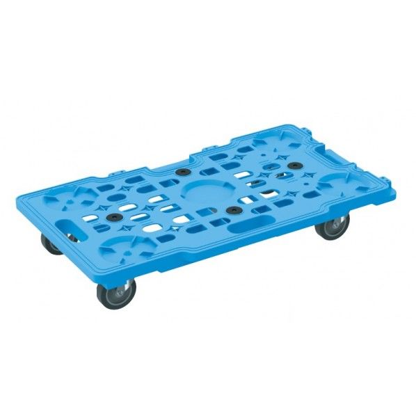 サカエメッシュキャリー(五輪車仕様)10台セット 自在3・固定2タイプ ブルー W680×D390×H119mm SCR-M700EKBX 10セット