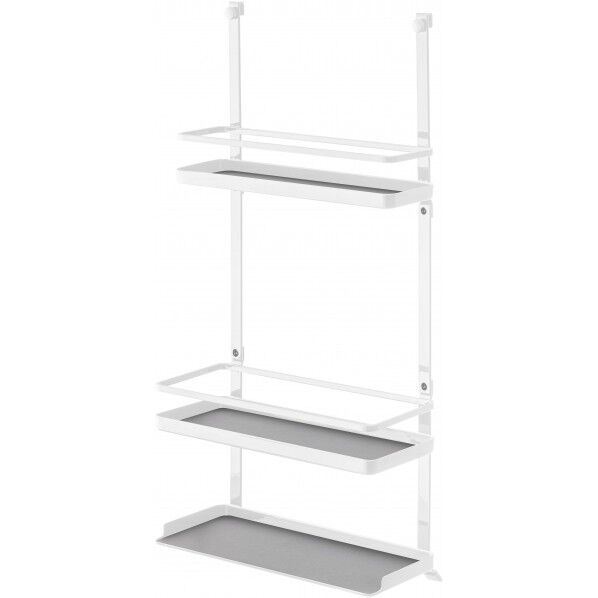 山崎実業 レンジフード調味料ラック タワー 3段 ホワイト KT-TW IM WH 1個...