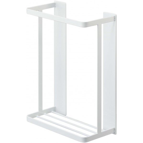 マグネットバスルーム折り畳み風呂蓋ホルダー タワー ホワイト 4860 1個