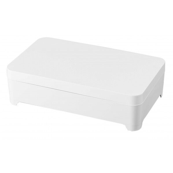 蓋付き卓上水切りトレー タワー 角型 ホワイト 6.5L 4911 1個