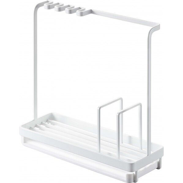 スポンジ&クリーニングツールスタンド タワー ホワイト 4993 1個