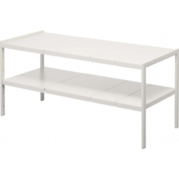 伸縮シンク下ラック 2段 タワー ホワイト D30 4948 1個