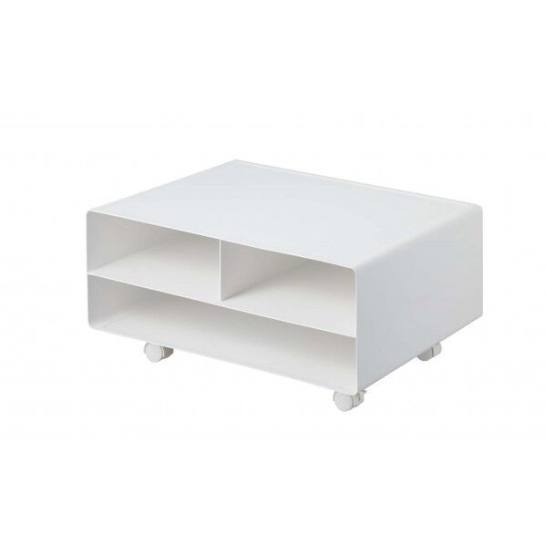 ツーウェイプリンター収納ラック タワー ホワイト 4348 1個