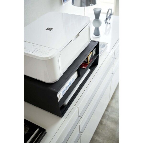 【在庫処分】ツーウェイプリンター収納ラック　tower ブラックおしゃれ4349 楽天市場】ツーウェイプリンター収納ラック タワー/【送料無料】/tower