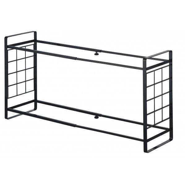 【migeruhakkutsu】シンク上 伸縮 システムラック ブラック Amazon.co.jp: 山崎実業(Yamazaki) シンク上 伸縮 システム