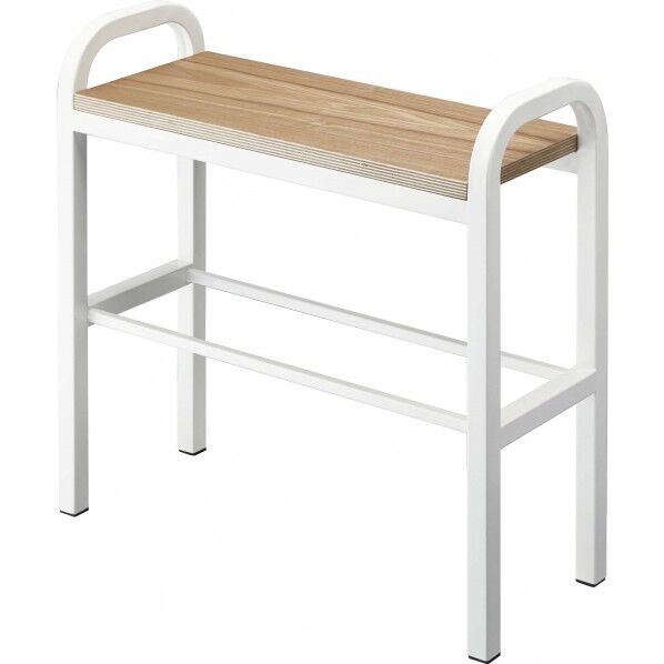 立ちやすいベンチシューズラック タワー ホワイト 4787 1個