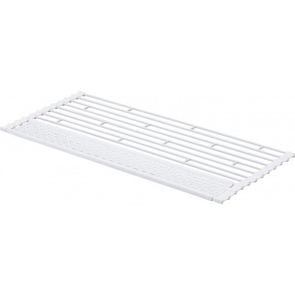 折り畳み水切り タワー シリコーントレー付き ホワイト L 5054 1個